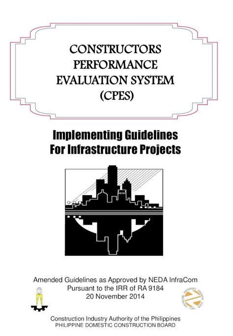 cpes dpwh|Constructors Performance Evaluation System (CPES) Report.